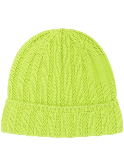 Vanisè ribbed-knit cashmere beanie Green V11763