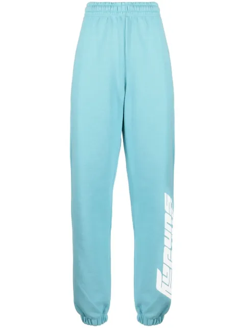 ROTATE BIRGER CHRISTENSEN logo-print track pants Blue RT2027
