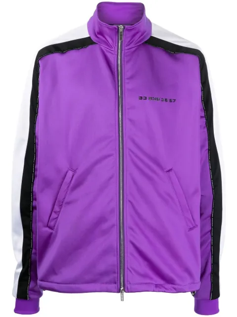VTMNTS side stripes zip-up jacket Purple VL14AT100V5509