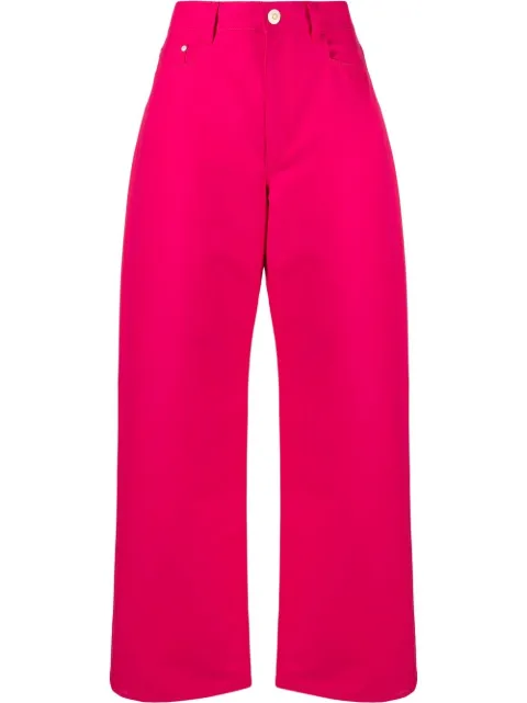 Wandler Magnolia wide-leg jeans Pink 223121201011859