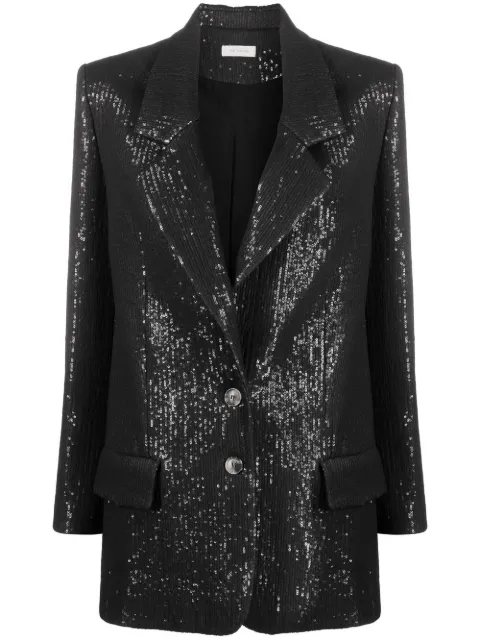 The Mannei sequin-embellished sequinned blazer Black ELJASSEQUINSBLAZER