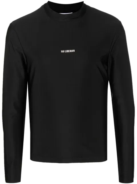 Han Kjøbenhavn logo-print T-shirt Black M132623