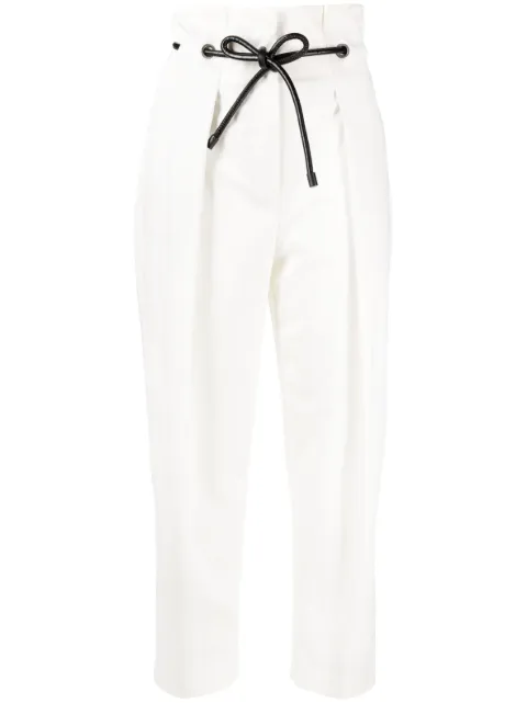 3.1 Phillip Lim Origami pleated trousers White E2015103CNS