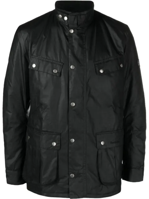 Barbour International Duke cotton wax jacket Black MWX0337MWX