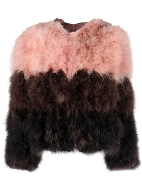 A.N.G.E.L.O. Vintage Cult 2000s bicolour hooded jacket Pink ANG600TB