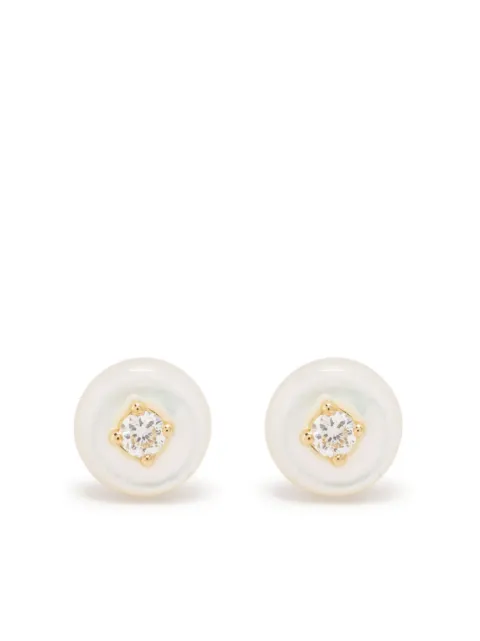Fernando Jorge 18kt yellow gold Orbit diamond stud earrings Gold 53210300210039