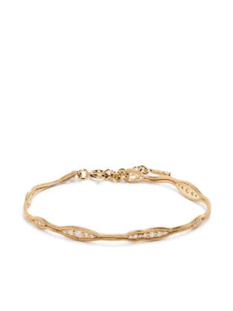 Fernando Jorge 18kt yellow gold Fluid diamond bracelet Gold 45200340210000