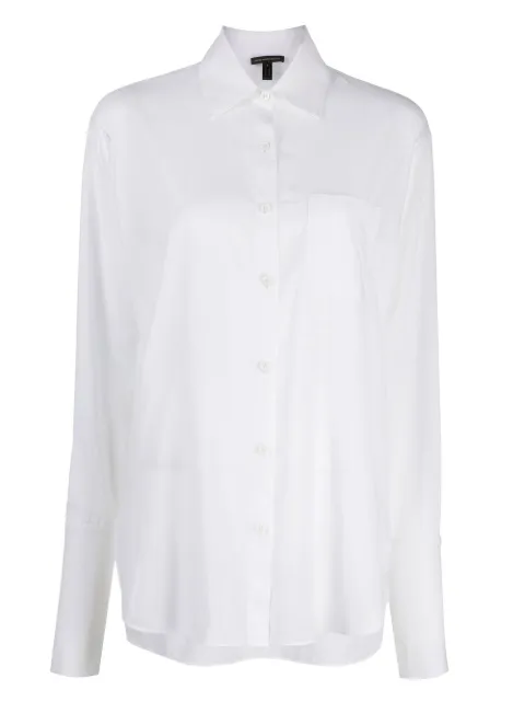 Kiki de Montparnasse Girlfriend long-sleeved shirt White C002TP029