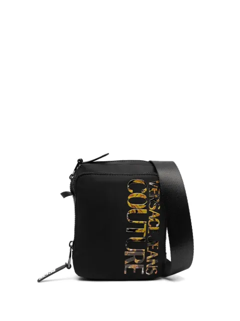 Versace Jeans Couture logo-embellished messenger bag Black 74YA4B96ZS394