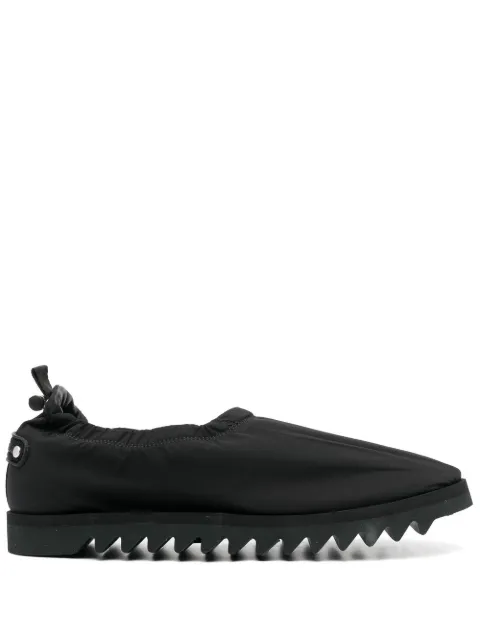 A-COLD-WALL* drawstring slip-on sneakers Black ACWUF059