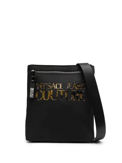 Versace Jeans Couture logo-embellished messenger bag Black 74YA4B94ZS394