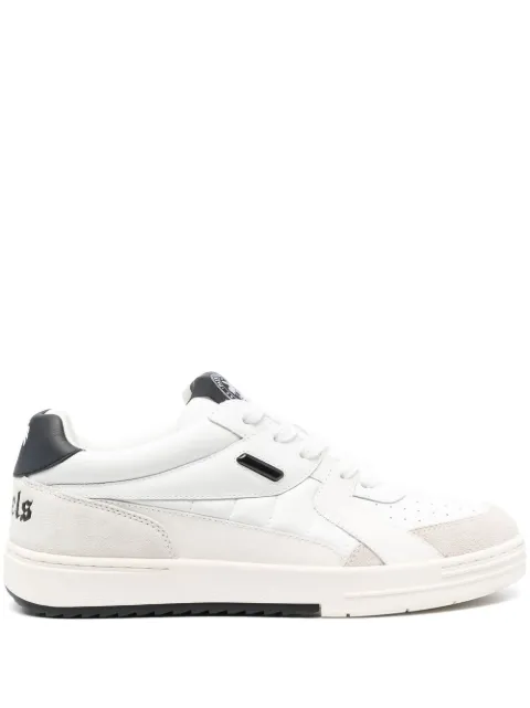 Palm Angels University leather sneakers White PMIA078C99LEA0010110