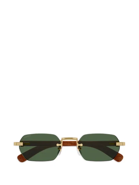 Cartier Eyewear geometric-shape sunglasses Gold CT0362S