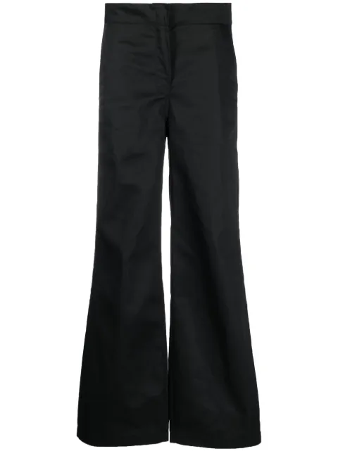 Palm Angels reversed waistband trousers Black PWCA105S23FAB0011001