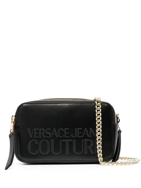Versace Jeans Couture logo-lettering crossbody bag Black 74VA4BH3ZS613