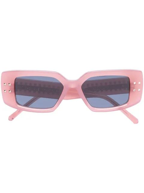VALENTINO GARAVANI EYEWEAR rectangular-frame sunglasses Pink VLS108C