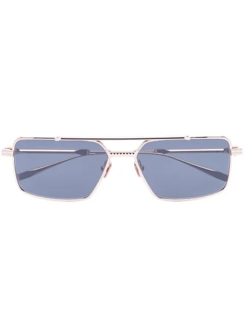 VALENTINO GARAVANI EYEWEAR Rockstud pilot-frame sunglasses Gold VLS111A