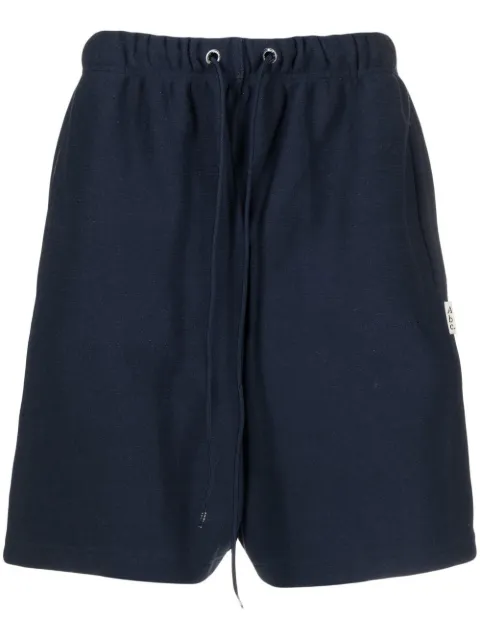 Advisory Board Crystals drawstring track shorts Blue ABC123SS100