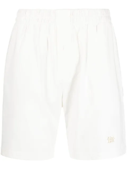 Advisory Board Crystals logo print lounge shorts White ABC123LPSH100