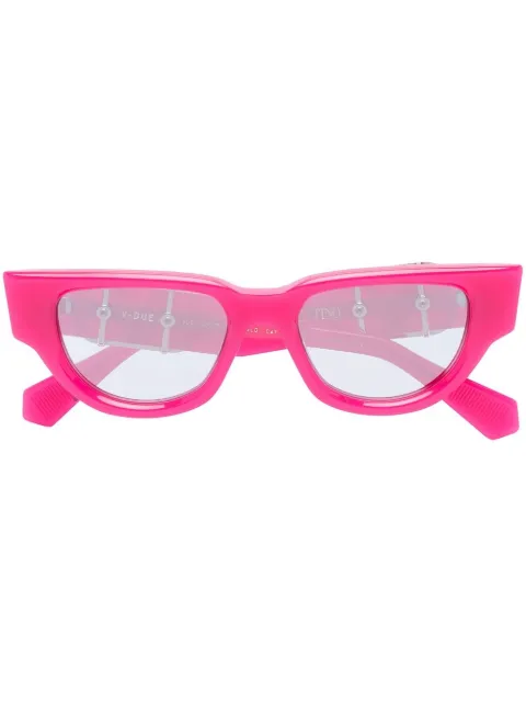 VALENTINO GARAVANI EYEWEAR VLogo Signature cat-eye glasses Pink VLS103C