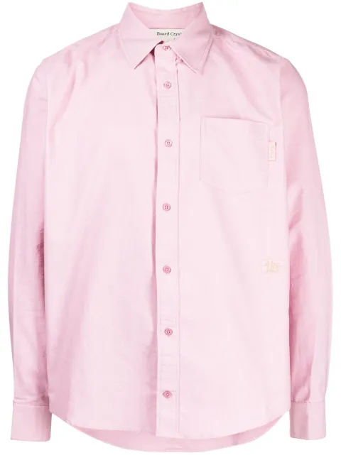Advisory Board Crystals long-sleeves cotton shirt Pink ABC123OXHW100