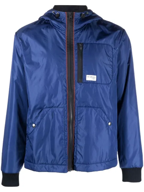 Fay padded zipped jacket Blue MAM12460880UIU
