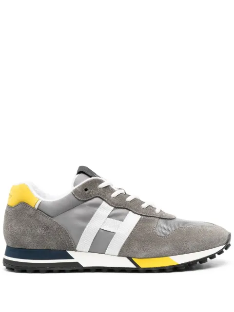 Hogan panelled suede sneakers Grey HXM3830AN51MM4