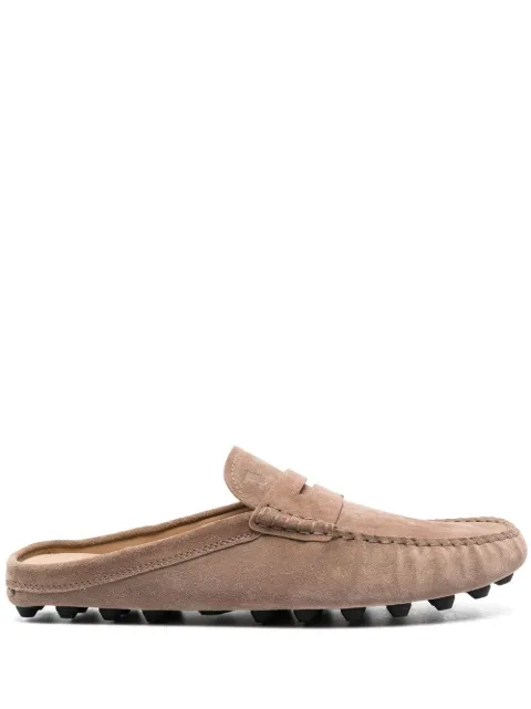 Tod's Gommino Bubble suede mules Neutrals XXM52K0GQ60RE0C413
