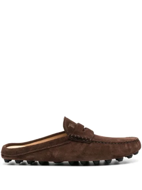 Tod's Gommino Bubble suede mules Brown XXM52K0GQ60RE0