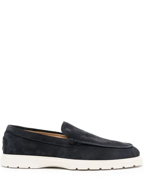 Tod's suede loafers Blue XXM59K00040M8W