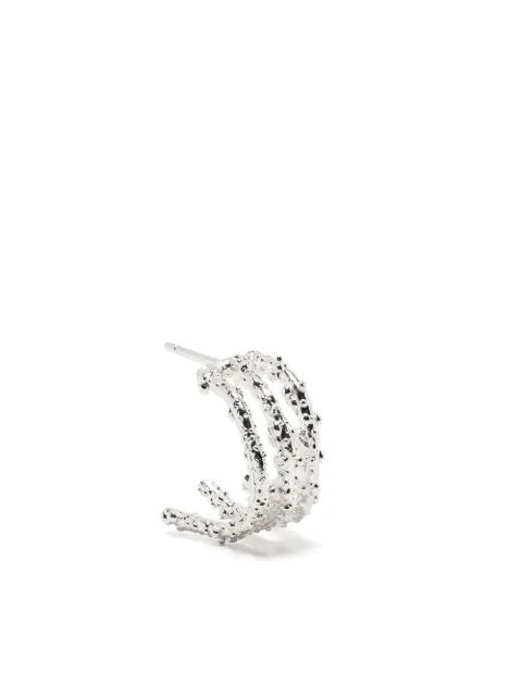 Alighieri The Single Crumbling hoop earring Silver FJ5505B