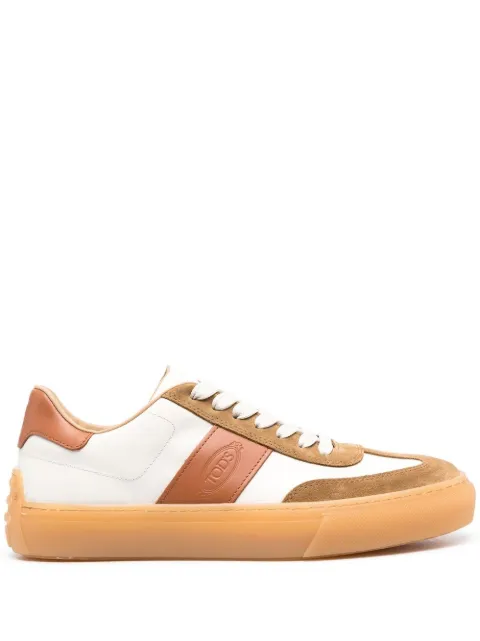 Tod's logo-stamp low-top sneakers White XXM03E0GC50PJX
