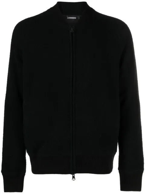 J.Lindeberg Mario front-zip fastening jumper Black FMKW06532