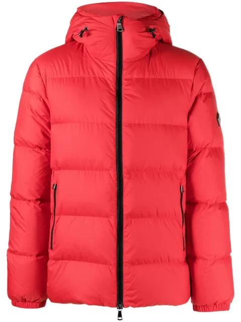 J.Lindeberg Barrel padded zipped-up jacket Red FMOW06385