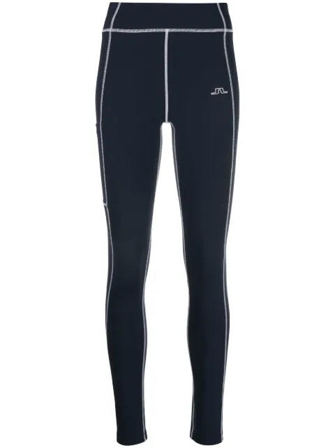 J.Lindeberg Zena contrast-stitch leggings Blue AWJS06980