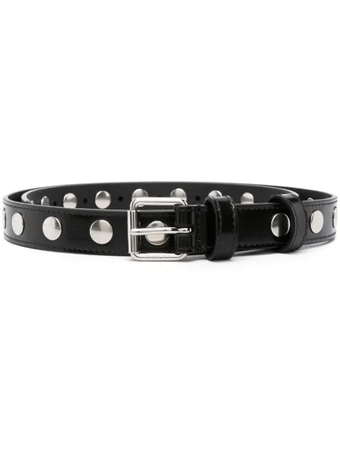 Gucci studded buckle belt Black 71573610O0G