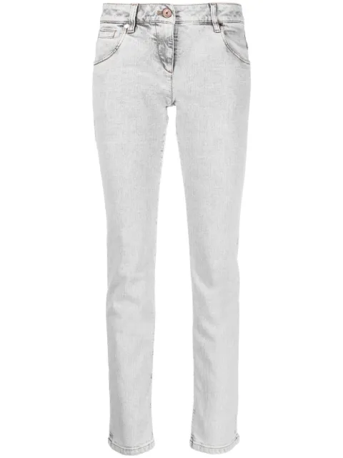 Brunello Cucinelli faded skinny jeans Grey MH186P5495C8332