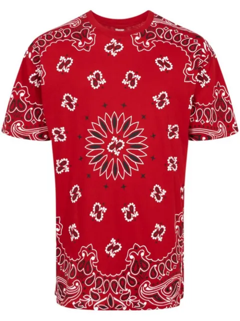 Supreme x Hanes Bandana Tagless crew neck T-shirt (pack of 2) Red SU12150