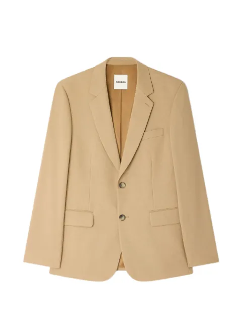 SANDRO wool suit jacket Neutrals SHPVE00764