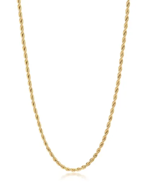 Nialaya Jewelry polished rope-chain necklace Gold FMNEC122
