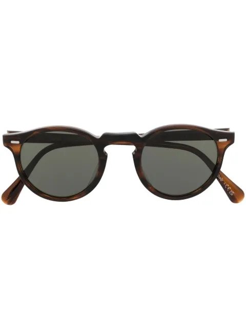 Oliver Peoples Gregory round-frame sunglasses Brown OV5217S1724P1