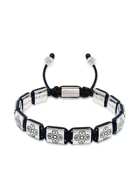 Nialaya Jewelry The Dorje Flatbead bracelet Silver FMLUXPL079