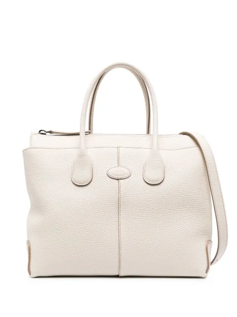 Tod's pebbled texture tote bag White XBWDBSA0250WSS