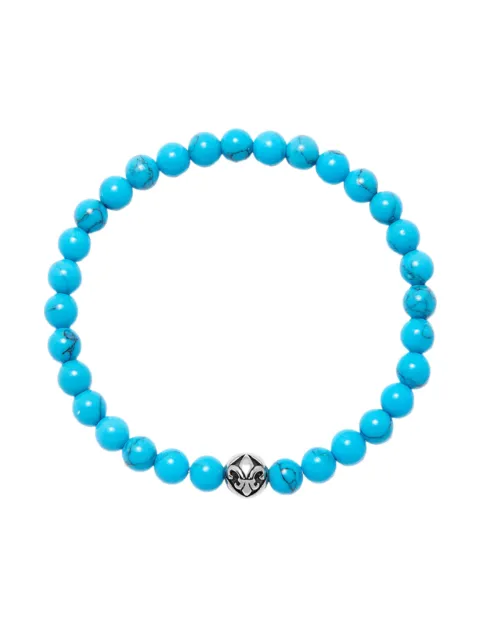Nialaya Jewelry turquoise beaded bracelet Silver FMCHCO235