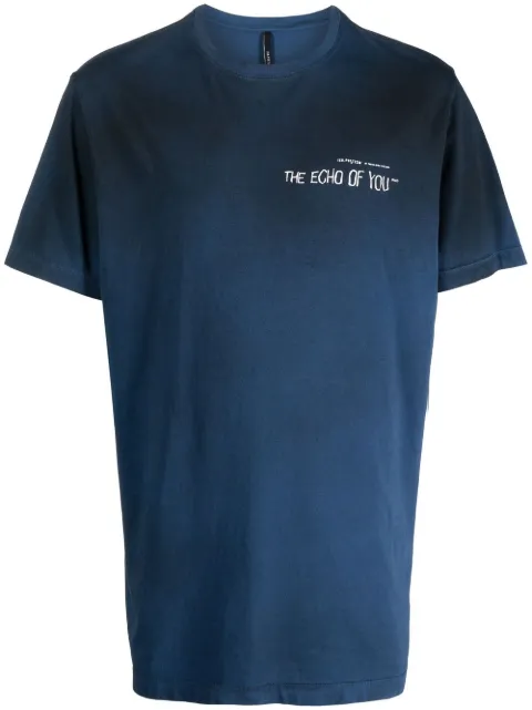 ISO.POETISM graphic-print tie-dye T-shirt Blue T5G2DECKOFJCO