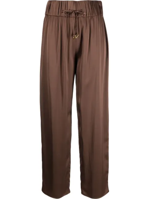AERON Aurella drawstring trousers Brown AW23RSPA208427216