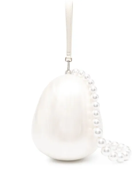 Simone Rocha Egg faux pearl tote bag Neutrals BAG70CB0773PEARLPEARL