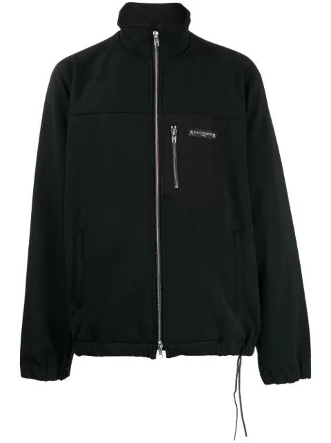 Mastermind World high-neck zip-fastening jacket Black MW22S09BL041BLK
