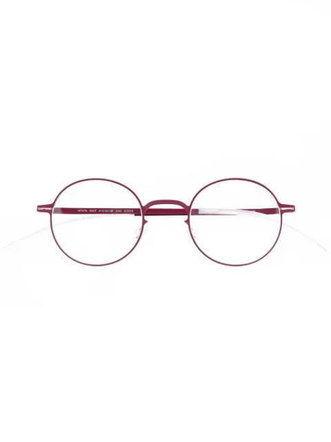 Mykita round-frame eyeglasses Red KNUT