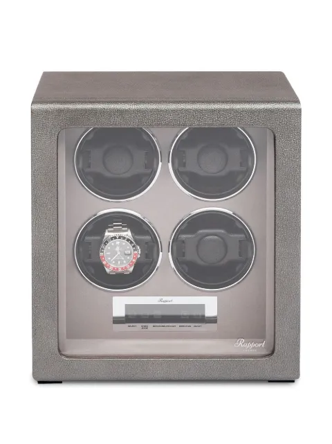 Rapport Quantum Quad watch winder Silver W624